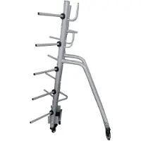 Taurus Aerobic Pump Set Rack High | Opbergrek voor Halterstangen, Schijven en Sluitingen | Ruimtebesparend & Met Transportwielen