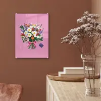 MuchoWow Bloemen - Quote - Kaartje - Kleurrijk