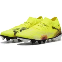 Puma Voetbalschoen 'Future 8 Match' geel / lichtroze / zwart / wit