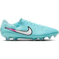 Nike Tiempo Legend 10 Elite Gras Voetbalschoenen (FG) Lichtblauw Wit Felroze