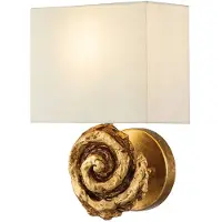 ELSTEAD LED Wandlamp Swirl | 1X E27 Max 60W | Gold Leaf