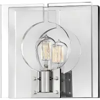 HINKLEY LED Wandlamp Ludlow | 1X E27 Max 60W | Polished Nickel