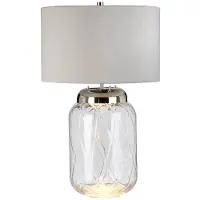 Elstead Lighting LED Tafellamp Sola | E27 60W 3000K 720Lm 830 | Polished Nickel