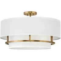 HINKLEY LED Hanglamp Graham | 4X E14 Max 40W | Dimbaar | Lacquered Brass