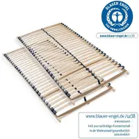 Sleepneo Lattenbodem 160x200 (2x 80x200) - stabiel beukenhouten frame - bedbodem -