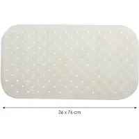 Overig Msv Antislipmat Classic - Wit - 36x76cm