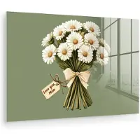 MuchoWow Lint - Boeket - Groen - Quote