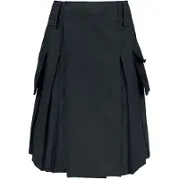 Brandit Midirok - Kilt - S tot 5XL - voor Mannen - zwart - Maat 4XL