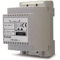 Extel DIN-rail netvoeding voor Deurintercom Grijs