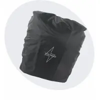Voltano Regenhoes Enkele Fietstas / Rugtas - 18-30 Liter - 100% Waterdicht - Zwart