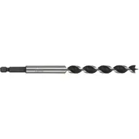 Wolfcraft - 10mm Slangenboor voor Houtbalken - 165mm - Zeskantschacht Houtboor - Hex - 7133000