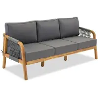 Garden Point Mumbai driezitsbank van acaciahout