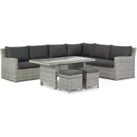 Garden Collections Giardino/Napoli dining loungeset 7-delig