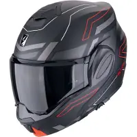 Scorpion EXO-Tech Evo Conquer Zwart Wit Systeemhelm Maat XS