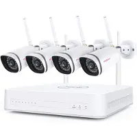 Foscam FN7108W-B4-1T, 2MP Full HD WiFi beveiligingsset