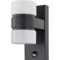 Eglo LED wandlamp met sensor | Atollari | 3000K | IP44 | Zwart