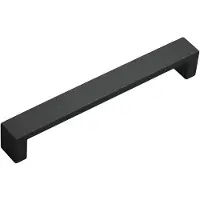 Online Deurbeslagshop Greep Recht mat zwart 128 mm