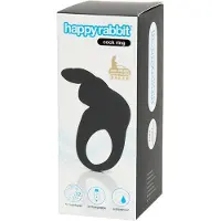 Happy Rabbit - RECHARGEABLE COCK RING BLACK