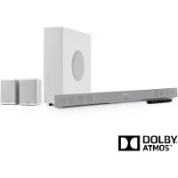 Teufel CINEBAR 11 Surround voor Dolby Atmos "4.1-Set" Soundbar Wit