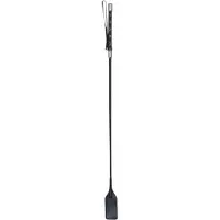 Zado – 69 cm Lederen ‘Riding Crop’ Zweep met Luxe Uitstraling voor BDSM Training – Zwart