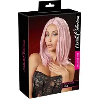 Wigged Love Cottelli - pruik bob halflang - roze