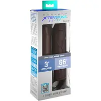Pipedream - X-TENSION Elite 3 - penismantel met balring (bruin)