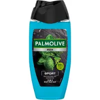 Palmolive 12x Men 3-in-1 Body Face Hair Sport Etherische Oliën Munt Cedernaalden 250 Ml