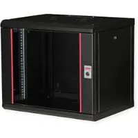 Roline 19-inch wandbehuizing Pro 9 U, 600x600 BxD zwart