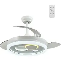 CristalRecord Plafondventilator Naira Ø 106 cm wit