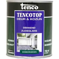 Tenco Tencotop deur & kozijn dekkend zijdeglans donkergroen 750 ml