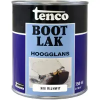 Tenco Houtlak Bootlak - Hoogglans - Rijnwit - 0,75l
