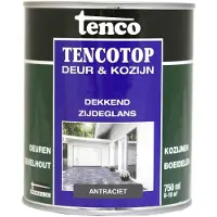 Tenco Tencotop deur & kozijn dekkend zijdeglans antraciet 750 ml