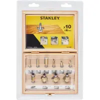 Stanley Serie - Frees Set - 10 Stuks - 8mm Schacht - TCT/HM