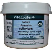 Vitazouten Kalium aluminium sulfuricum VitaZout nr. 20