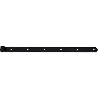 Alberts Kruisheng Recht Uiteinde Afgerond Zwart 600mm ⌀16mm