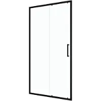 Aurlane - Douche Schuifdeur Factory 100 X 200cm - Zwart Profiel - 6 Mm Helder Glas