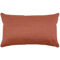 Stof Textile sierkussen Bea - terracotta - 30 x 50 cm - bank kussens - zitkussens - binnen/buiten - polyester