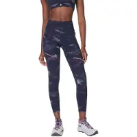 Sweaty Betty Legging Women Power 7/8 Workout Blue Spray Camo-S
