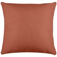 Stof Textile sierkussen Bea - terracotta - 50 x 50 cm - bank kussens - zitkussens - binnen/buiten - polyester