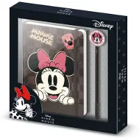 KARACTERMANIA - Disney - Minnie Mouse - Geschenkdoos met Dagboek - Notitieboek - Planner - Schetsboek