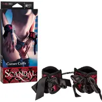 California exotic novelties Scandal Corset Cuffs