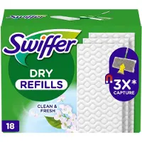 Swiffer Sweeper Dry Floor Pads RefillsTraps & Locks Dust 18 St.