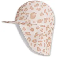 Swim Essentials | Beige Panterprint UV Zonnepetje