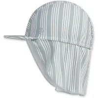 Swim Essentials | Groen/Wit Gestreept Gestreept UV Zonnepetje