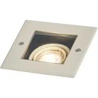 QAZQA Moderne grondspot beige GU10 50mm draaibaar en kantelbaar IP65 - Oneon