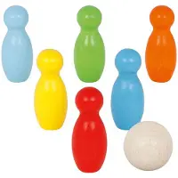 Goki KEGELSPEL, 7-delig, hout, 3+