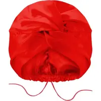 GLOV Hair Bonnet Double Layer Anti-Frizz Satin Hair Bonnet - Red Handdoek 1 st