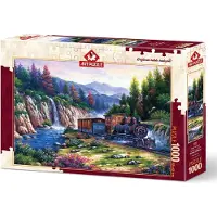 Art puzzle Puzzel: Treinreis, 1000 stukjes