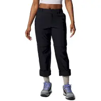 Columbia - Dames wandel- en bergkleding - Leslie Falls Convertible Pant Black voor Dames van Nylon - Maat 4 US - Zwart