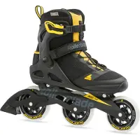 Rollerblade - Macroblade 100 3WD Black Saffron Yellow - Fitness Tour skates - 42.5